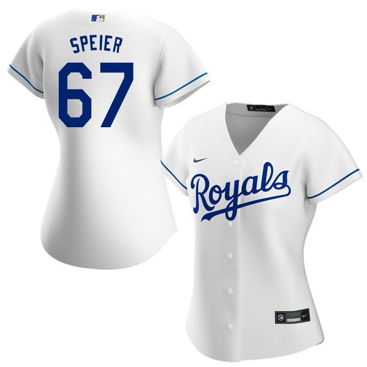Nike Women #67 Gabe Speier Kansas City Royals Baseball Jerseys Sale-White